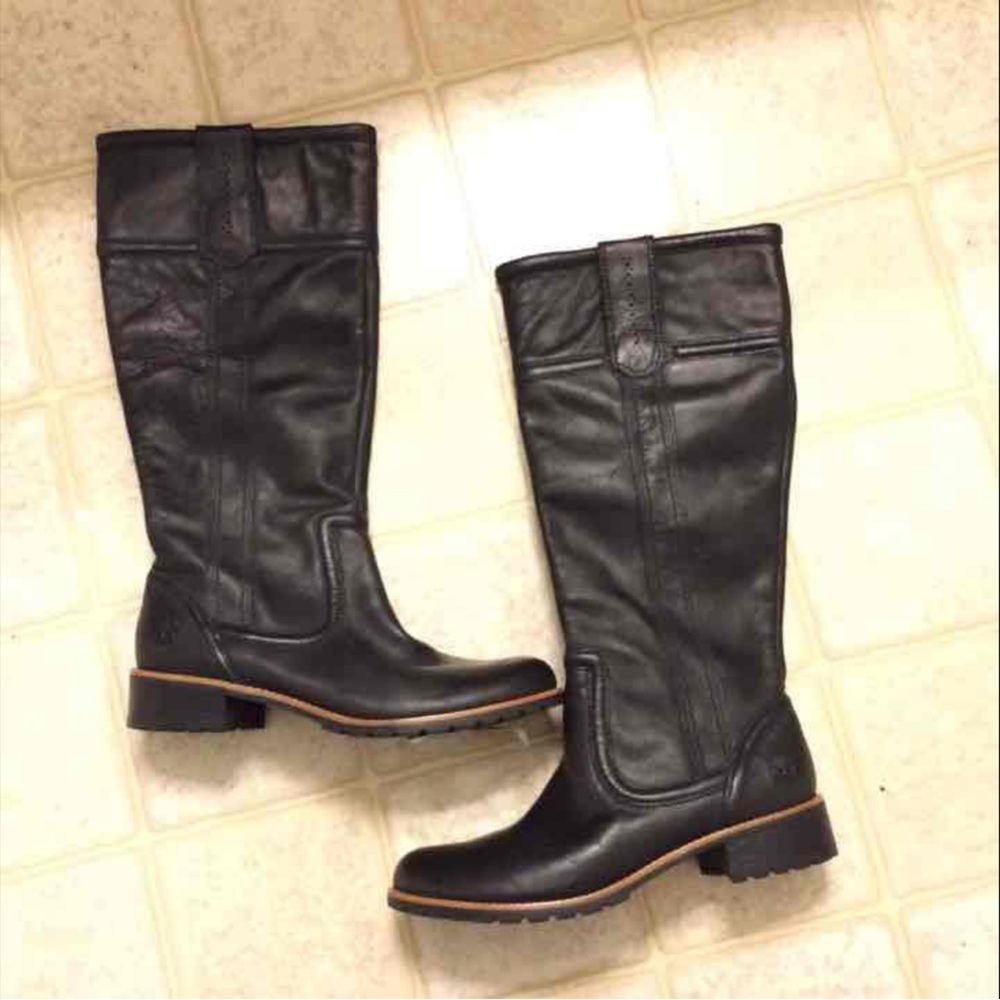 Timberland Women's Black Leather Boots